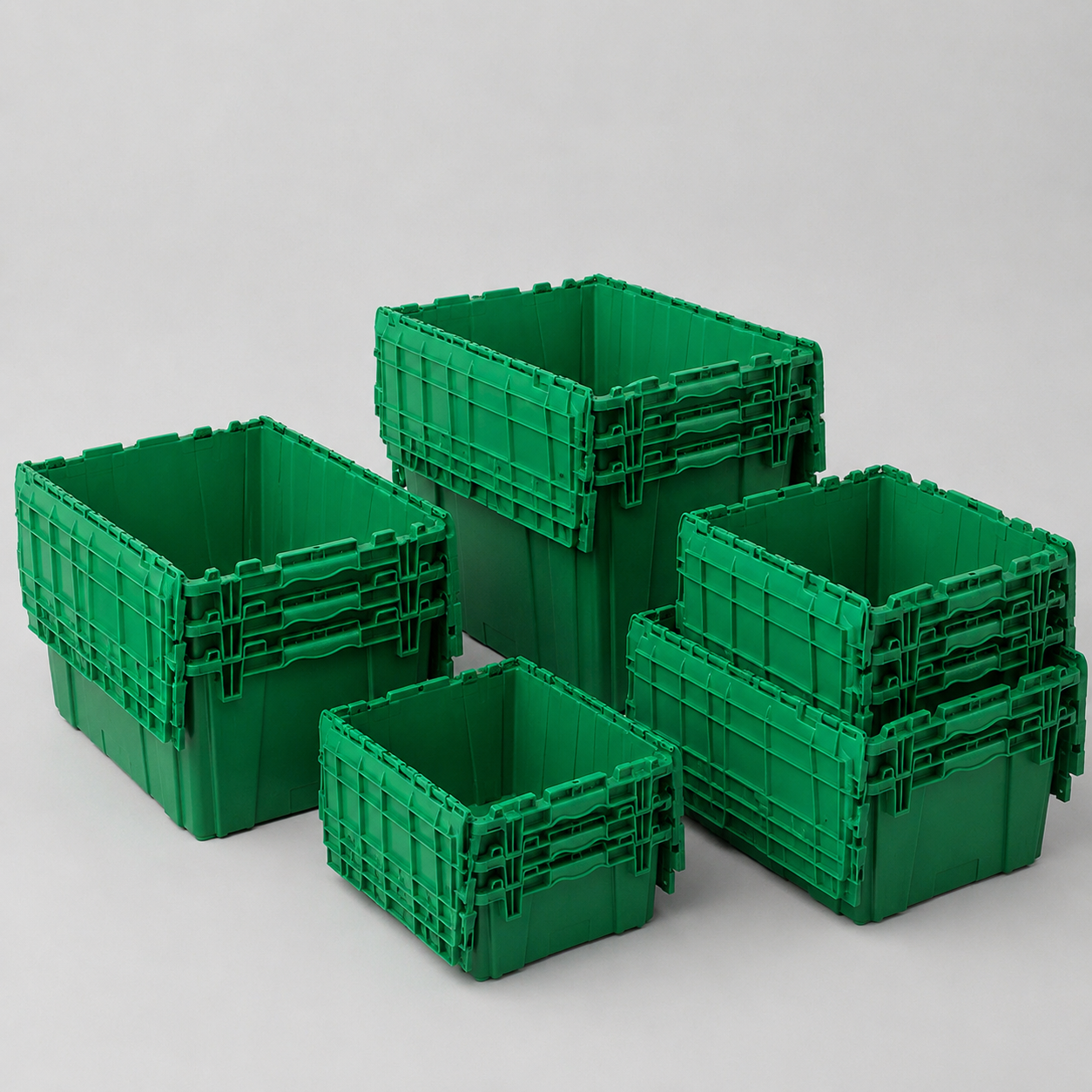 Assorted sizes of Terrox crates